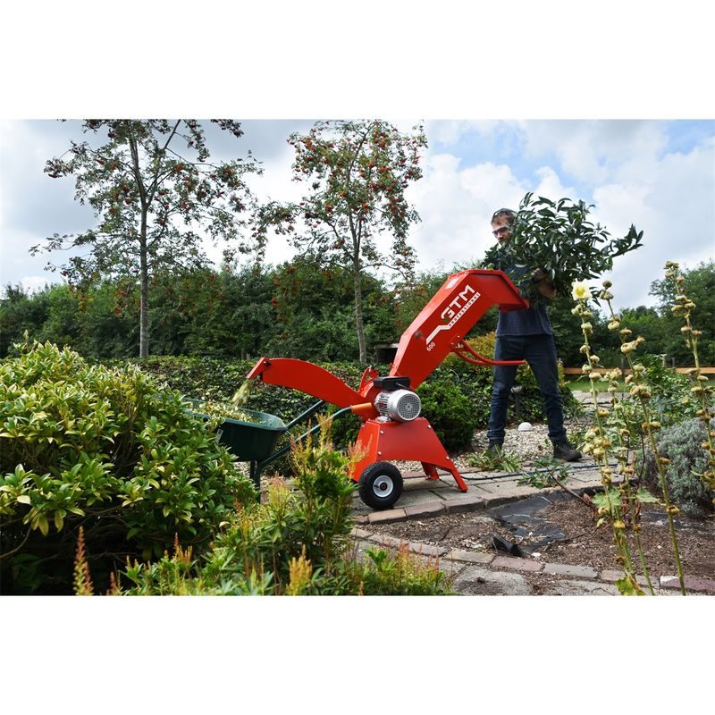 GTM GTS 600 E DRTIČ DŘEVA S ELEKTRICKÝM MOTOREM - DRTIČE VĚTVÍ - ZAHRADA