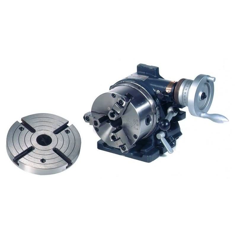 HORIZONTÁLNĚ-VERTIKÁLNÍ DĚLICÍ STŮL S 3-ČELISŤOVÝM SKLÍČIDLEM RTU 165 - DĚLÍCÍ STOLY - KOVOOBRÁBĚCÍ STROJE