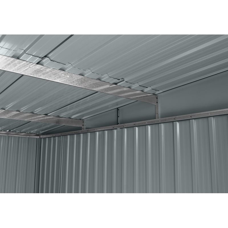 RIWALL PRO RMSP 9X8 ANTHRACITE LUX ZAHRADNÍ DOMEK KOVOVÝ 2,4 X 2,8 M S PULTOVOU STŘECHOU ANTRACIT - ZAHRADNÍ DOMKY - DŮM A DOMÁCNOST, ELEKTRO..