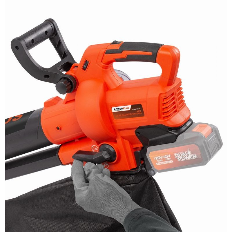 POWERPLUS POWDPG75270 AKU VYSAVAČ/FOUKAČ 40V LI-ION (BEZ BATERIE) - AKU VYSAVAČ LISTÍ - ZAHRADA