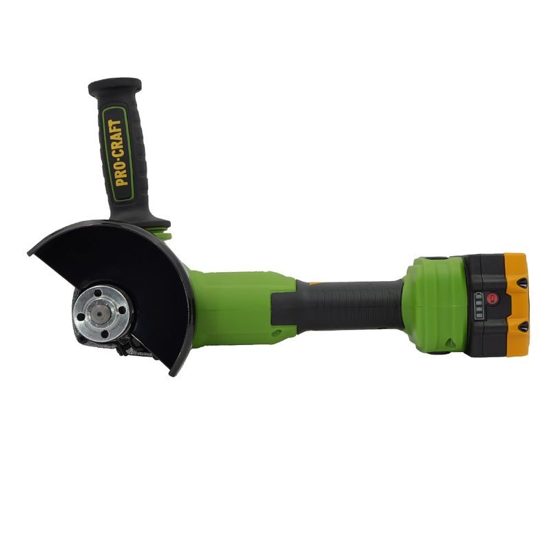 BRUSKA ÚHLOVÁ PROCRAFT PWA220 + RYCHLOUPÍNACÍ MATICE, 10X ŘEZNÝ KOTOUČ CD125X1.0B V KOVOVÉM BOXU | SPWA220/CD125X1.0B/RM14 PROCRAFT - AKU UHLOVÉ BRUSKY - AKU NÁŘADÍ