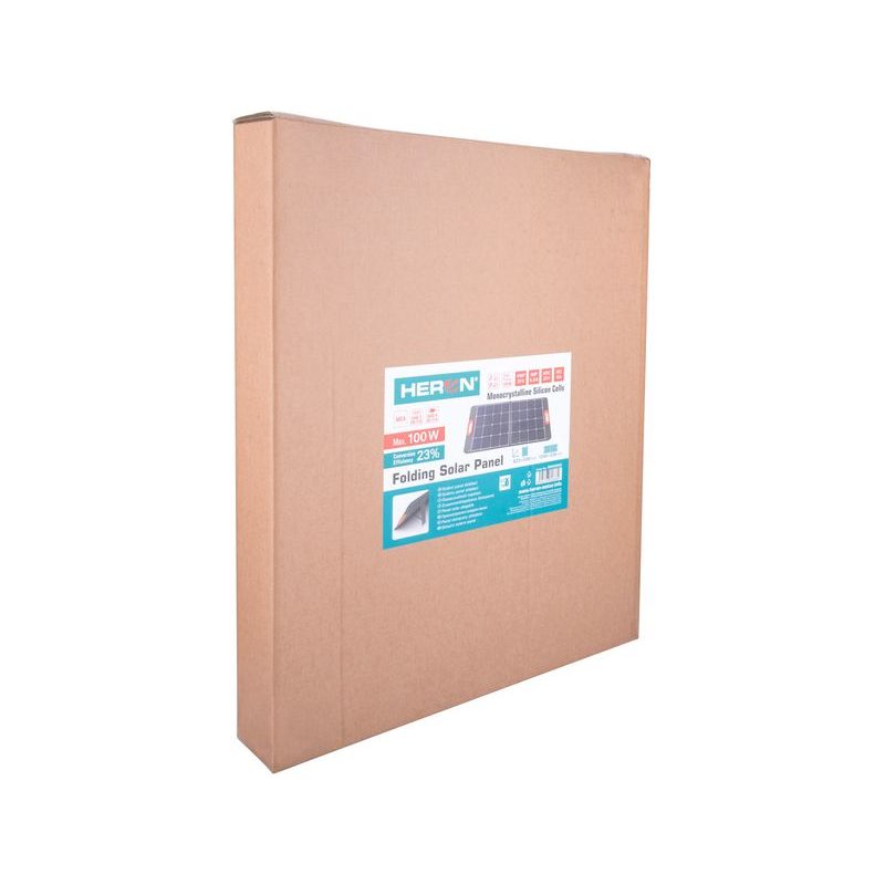 HERON PANEL SOLÁRNÍ NABÍJECÍ, SKLÁDACÍ, MC4, USB, 100W, 8896880 - ELEKTRO - DŮM A DOMÁCNOST, ELEKTRO..