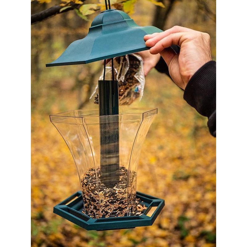 KRMÍTKO PRO PTÁKY, 29X30CM, 1100ML, PLAST - PRO CHOVATELE - KRMIVA