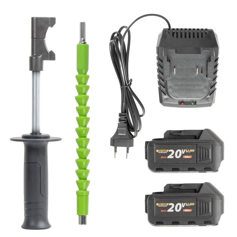 AKU VRTACÍ ŠROUBOVÁK S PŘÍKLEPEM PROCRAFT SPA18BL BRUSHLESS SE SADOU BITŮ DBS-101 | SPA18BL/DBS101 PROCRAFT - PŘÍKLEPOVÝ ŠROUBOVÁK 18V - 20V - AKU NÁŘADÍ