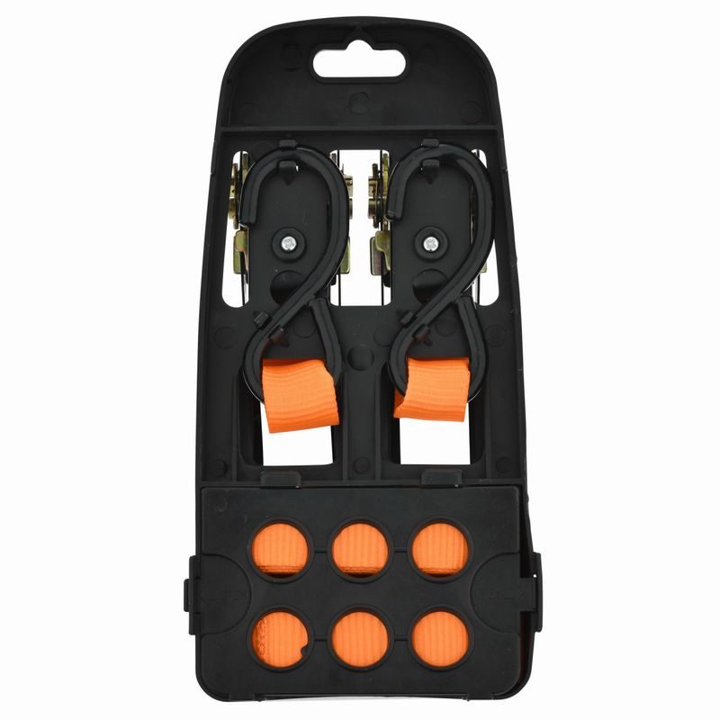 KREATOR KRTH40806 UPÍNACÍ POPRUH RÁČNOVÝ S HÁKY 225KG / 4,5M (SADA 2KS) HIGH QUALITY - UPÍNACÍ PÁSY (KURTNY) A GUMY - DÍLNA A GARÁŽ