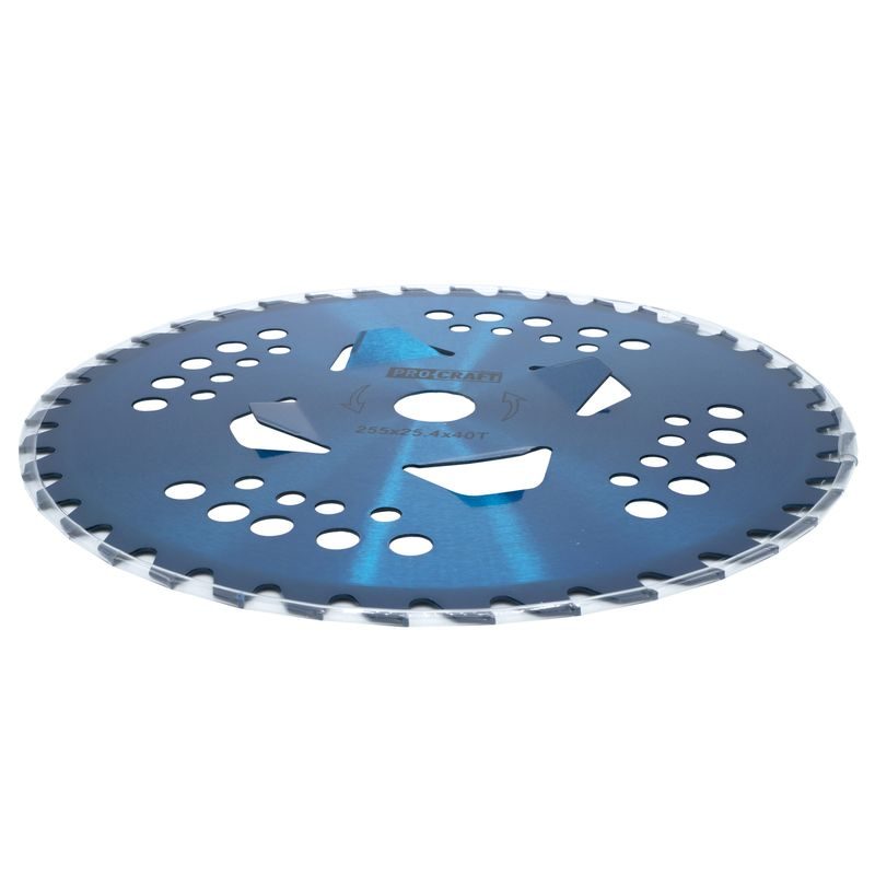 NŮŽ KŘOVINOŘEZU (KOTOUČ) (D255*25.4) 40T POBEDIT (BLUE) PROCRAFT | H/P-3/B PROCRAFT - ŽACÍ LISTY - NOŽE - ZAHRADA