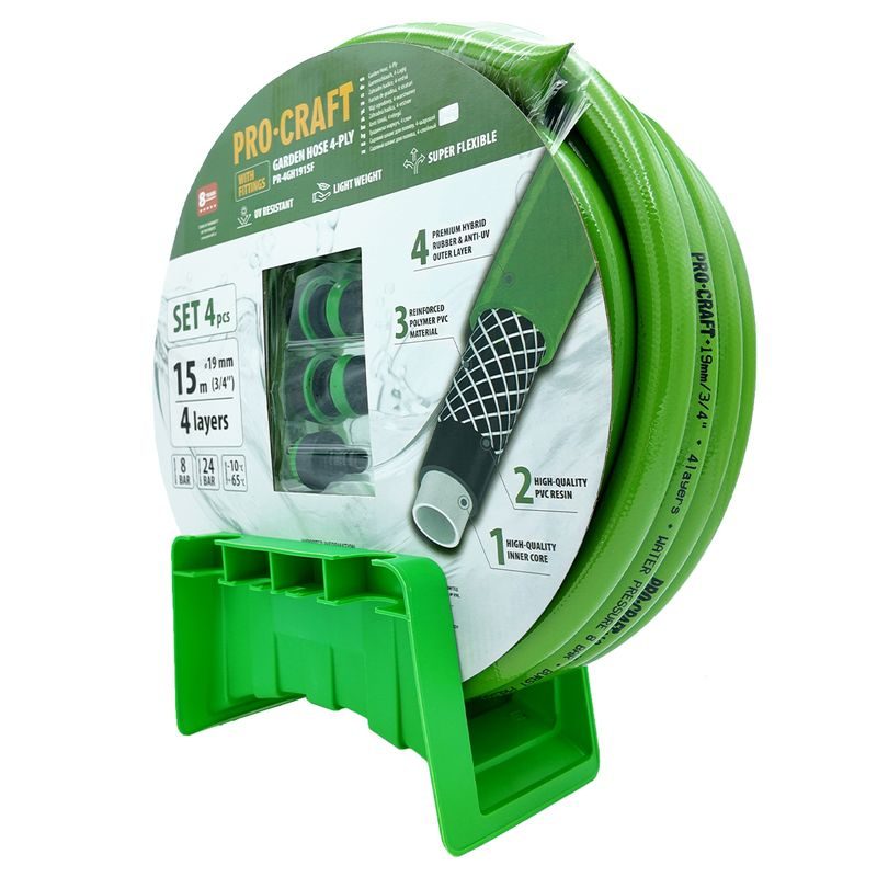 ZAHRADNÍ HADICÍ PROCRAFT PR-4GH1915F | PR-4GH1915F PROCRAFT - HADICE 3/4" - ZAHRADA