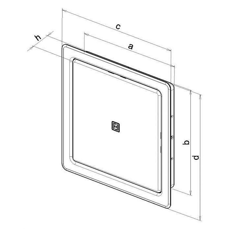 NEREZOVÁ VANOVÁ DVÍŘKA 150X150 - REVIZNÍ A VANOVÁ DVÍŘKA - DŮM A DOMÁCNOST, ELEKTRO..