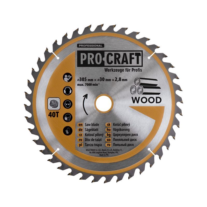 POKOSOVÁ PILA S POJEZDEM PROCRAFT PGS305 | PGS305 PROCRAFT - POKOSOVÉ PILY NAD 260MM - ELEKTRICKÉ NÁŘADÍ