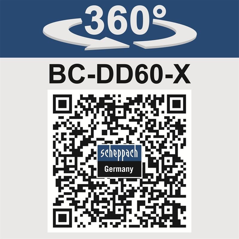 SCHEPPACH BC-DD60-X 20 V IXES AKU VRTACÍ ŠROUBOVÁK (BEZ BATERIE A NABÍJEČKY) - ŠROUBOVÁK BEZ AKU 18 V - AKU NÁŘADÍ