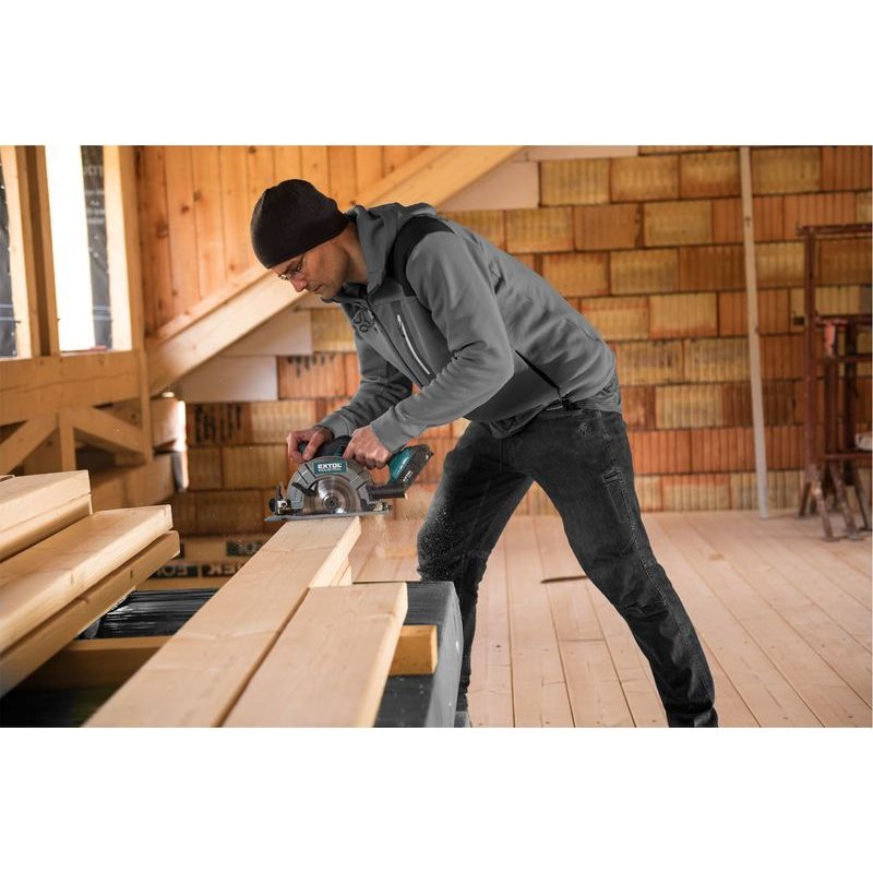 EXTOL INDUSTRIAL PILA KOTOUČOVÁ AKU SHARE20V, 165MM, BRUSHLESS, 20V LI-ION, 2AH, 8791822 - PILY DO 165MM - AKU NÁŘADÍ