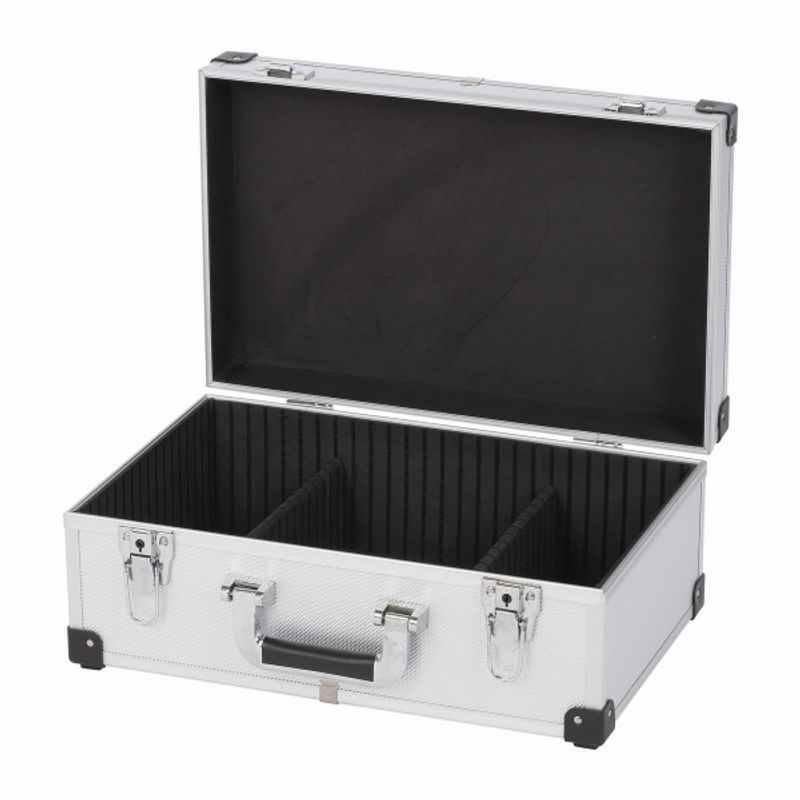 KREATOR KRT640260S HLINÍKOVÝ KUFR NA 60CD STŘÍBRNÝ - KUFRY, TAŠKY, ORGANIZÉRY NA NÁŘADÍ - PŘÍSLUŠENSTVÍ