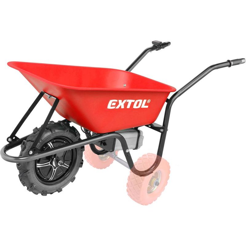 EXTOL PREMIUM KOLEČKO AKU, 150KG, 80L, 40V LI-ION, 6AH, 8891590 - AKU KOLEČKA, MOTÚČKA - STAVEBNÍ TECHNIKA