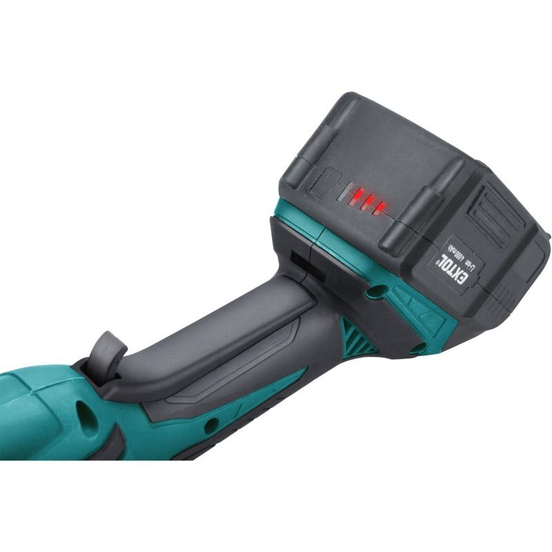 EXTOL INDUSTRIAL BRUSKA ÚHLOVÁ AKU SHARE20V, 125MM, BRUSHLESS, 20V LI-ION, 4AH, 8791842 - AKU UHLOVÉ BRUSKY - AKU NÁŘADÍ