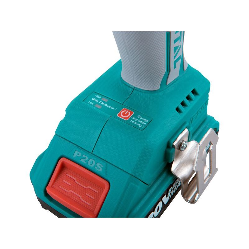 TOTAL UTAHOVÁK RÁZOVÝ AKU 1/2", BRUSHLESS, 20V LI-ION (2X), 2000MAH, INDUSTRIAL, TIWLI2001 - ZNAČKA TOTAL - ELEKTRICKÉ NÁŘADÍ