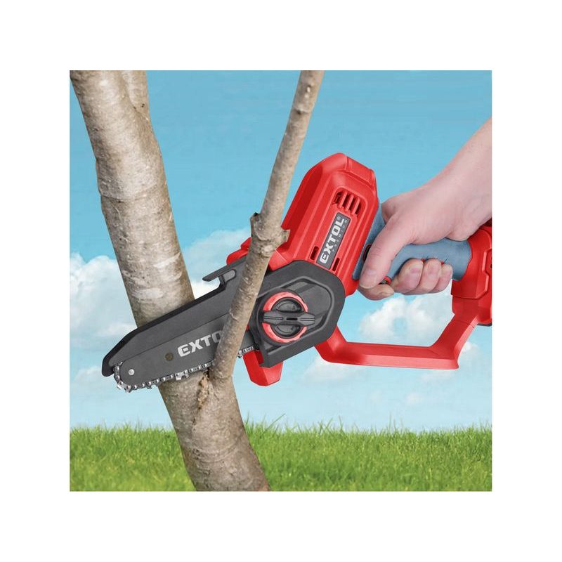 EXTOL PREMIUM PILA ŘETĚZOVÁ AKU JEDNORUČNÍ SHARE20V, 12CM, 20V LI-ION, 2AH, 8891922 - PROŘEZÁVACÍ PILY - ZAHRADA