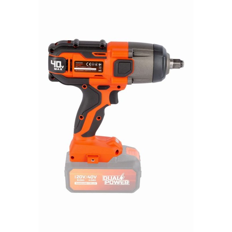 POWERPLUS POWDP20400 AKU RÁZOVÝ UTAHOVÁK 1/2" 40V 350NM (BEZ AKU) - UTAHOVÁK BEZ AKU 18V - AKU NÁŘADÍ