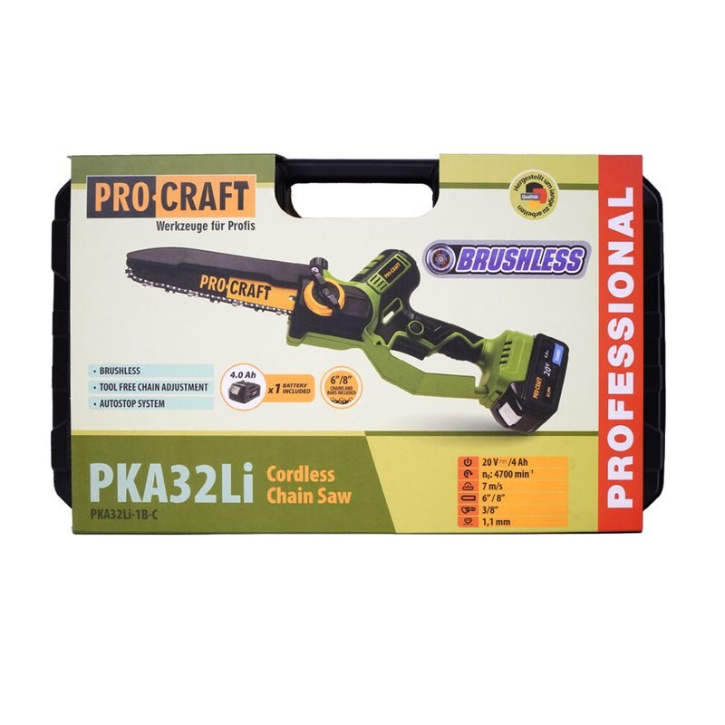 SADA AKU RUČNÍ PILKA PKA32LI A NŮŽKY NA VĚTVE ES32LI + NÁSTAVEC EP2.0R | SPKA32LI/ES32LI/EP2.0 PROCRAFT - PROŘEZÁVACÍ PILY - ZAHRADA
