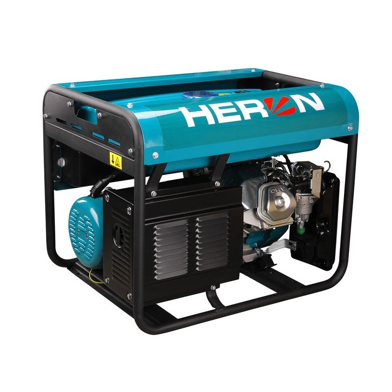 HERON EGM 68 AVR-3 ELEKTROCENTRÁLA BENZÍNOVÁ 15HP/6,8KW (400V) 5,5KW (230V), 8896118 - TŘÍFÁZOVÉ ELEKTROCENTRÁLY - ELEKTROCENTRÁLY