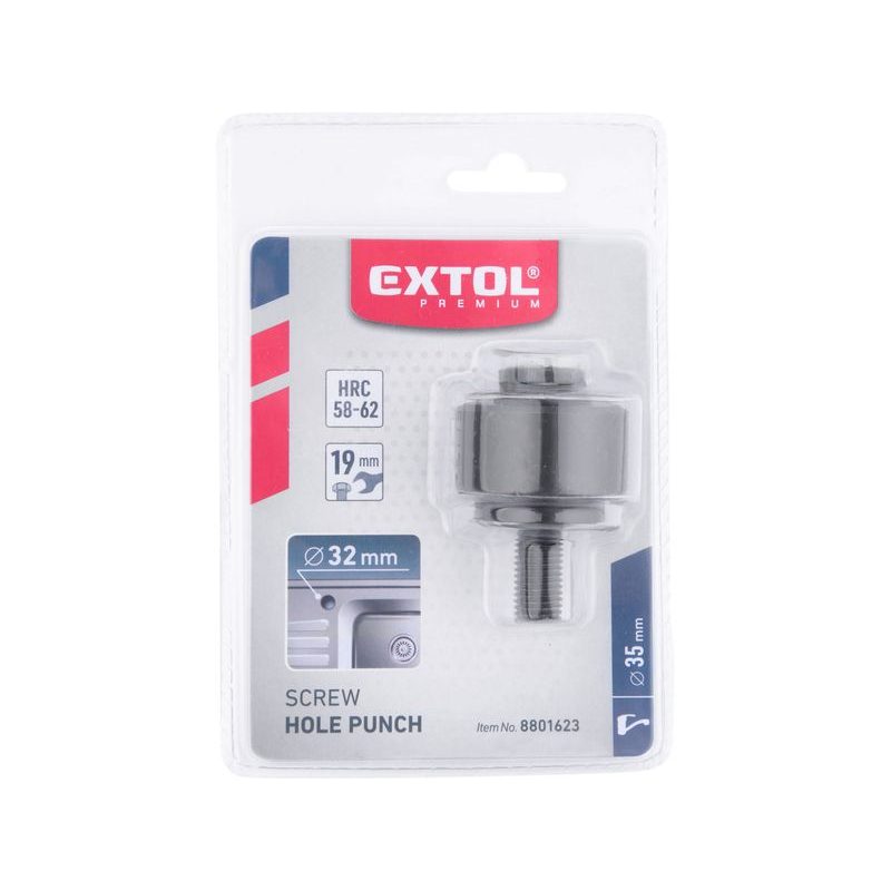 EXTOL PREMIUM DĚROVAČ DO PLECHU - ŠROUBOVÝ, O DÍRY 32MM, CRV, 8801623 - STUPŇOVITÉ VRTÁKY - PŘÍSLUŠENSTVÍ