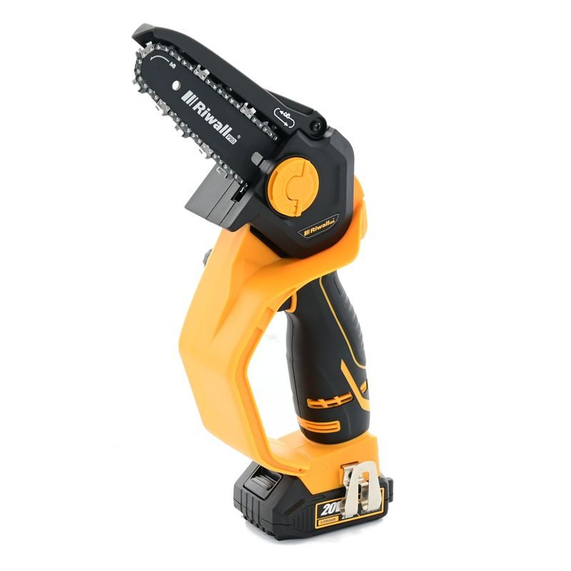 RIWALL PRO RAHS 1820I SET AKU RUČNÍ ŘETĚZOVÁ PILA 20 V S BEZUHLÍKOVÝM MOTOREM + 2AH BATERIE + NABÍJEČKA - PROŘEZÁVACÍ PILY - ZAHRADA
