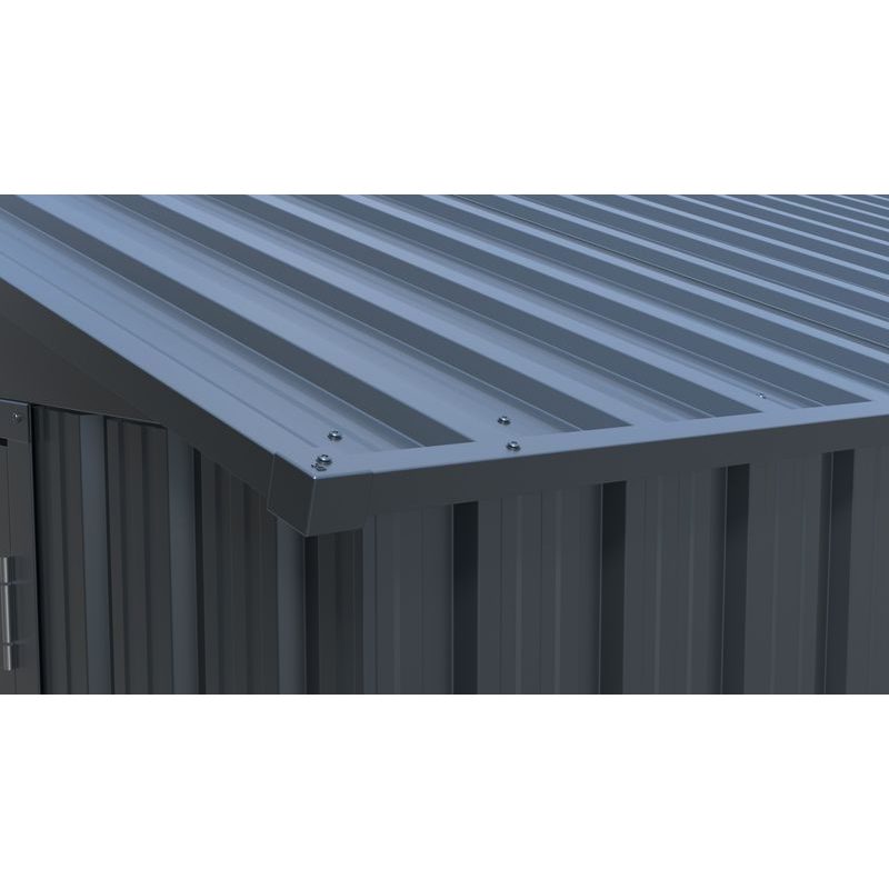RIWALL PRO RMCG 20X13 ANTHRACITE KOVOVÁ GARÁŽ 3,8 X 6 M SE SEDLOVOU STŘECHOU ANTRACIT - PŘÍSTŘEŠKY VCHODOVÉ, PRO AUTA - DŮM A DOMÁCNOST, ELEKTRO..