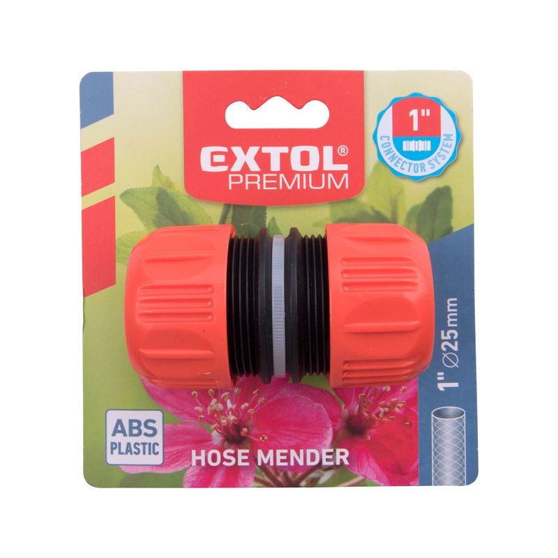 EXTOL PREMIUM SPOJKA NA HADICI 1"SYSTÉM, ABS, 8876507 - PLASTOVÉ SPOJKY - ZAHRADA