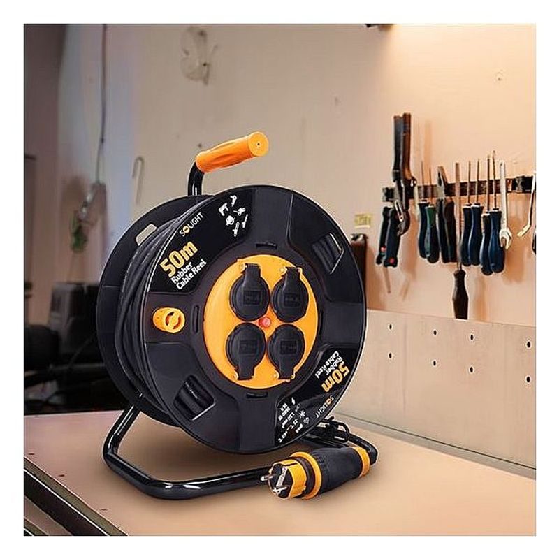 BUBEN VENKOVNÍ IP44 4Z, 50M - PRODLUŽOVACÍ KABELY - PŘÍSLUŠENSTVÍ