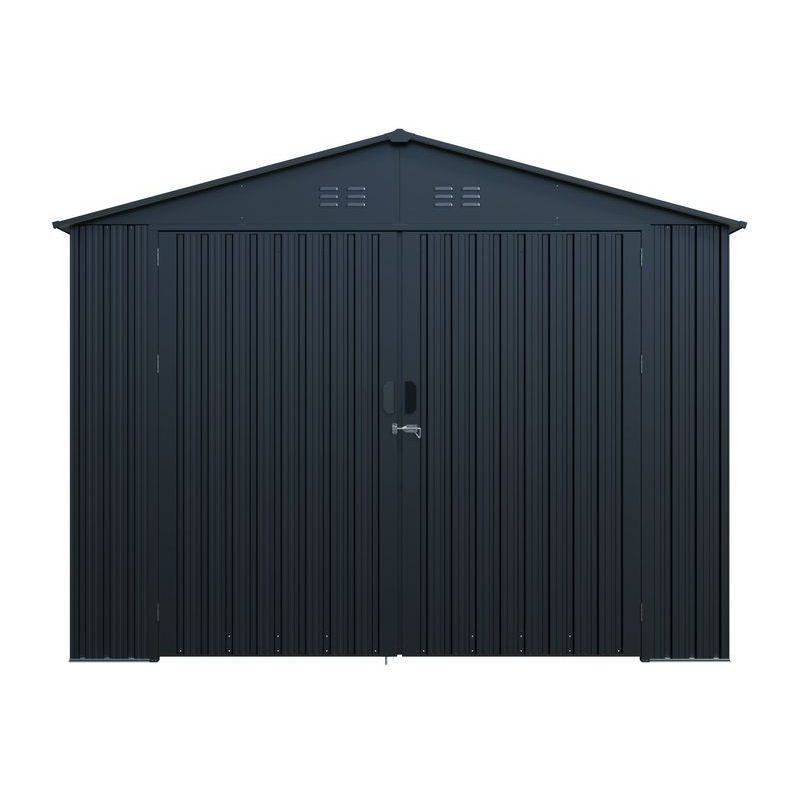 RIWALL PRO RMCG 20X10 ANTHRACITE KOVOVÁ GARÁŽ 3 X 6 M SE SEDLOVOU STŘECHOU ANTRACIT - ZAHRADNÍ DOMKY - DŮM A DOMÁCNOST, ELEKTRO..