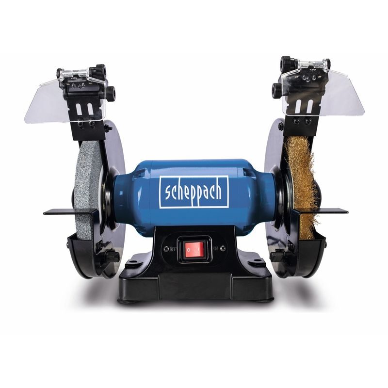 SCHEPPACH SM 200 LB DVOUKOTOUČOVÁ BRUSKA ( KOTOUČ / KARTÁČ ) - DVOUKOTOUČOVÉ BRUSKY - ELEKTRICKÉ NÁŘADÍ