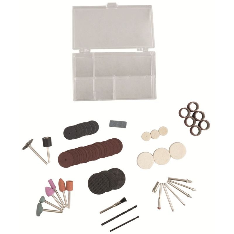 SCHEPPACH SADA PŘÍSLUŠENSTVÍ PRO PŘÍMÉ BRUSKY ( 64 KS ) - PLÁTKY PRO LUPÍNKOVÉ PILY - PŘÍSLUŠENSTVÍ