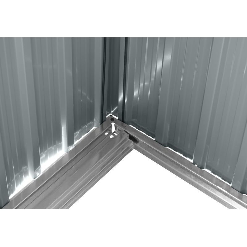 RIWALL PRO RMSP 9X8 ANTHRACITE LUX ZAHRADNÍ DOMEK KOVOVÝ 2,4 X 2,8 M S PULTOVOU STŘECHOU ANTRACIT - ZAHRADNÍ DOMKY - DŮM A DOMÁCNOST, ELEKTRO..
