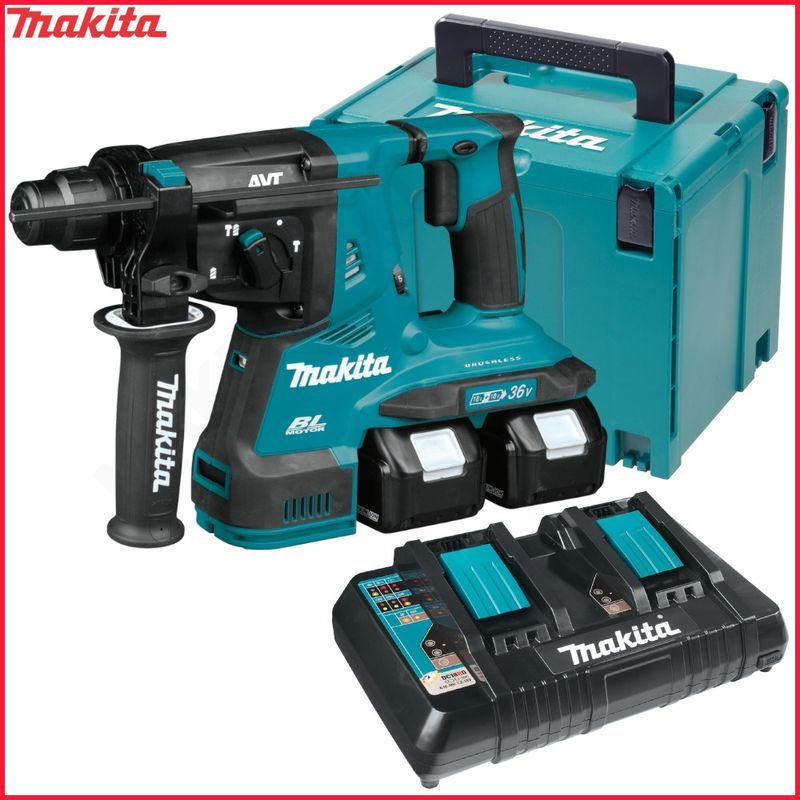 MAKITA DHR280PT2J - AKU KLADIVO LI-ION LXT 2X18V/5,0AH, MAKPAC - AKU VRTACÍ, SEKACÍ A KOMBINOVANÁ KLADIVA - AKU NÁŘADÍ