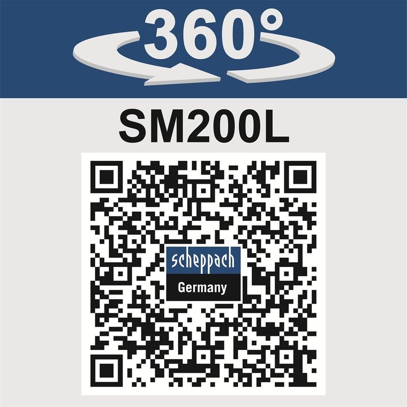 SCHEPPACH SM 200 L DVOUKOTOUČOVÁ BRUSKA - DVOUKOTOUČOVÉ BRUSKY - ELEKTRICKÉ NÁŘADÍ