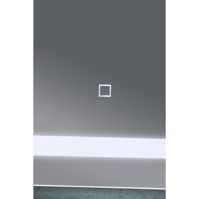 KOUPELNOVÉ ZRCADLO S LED OSVĚTLENÍM, PROTIZAMLŽOVACÍ FUNKCÍ A REGULACÍ JASU, MR08-80×60-REVERSE TALL | MR08-80×60-REVERSE TALL PROCRAFT - ZRCADLA - SANITA