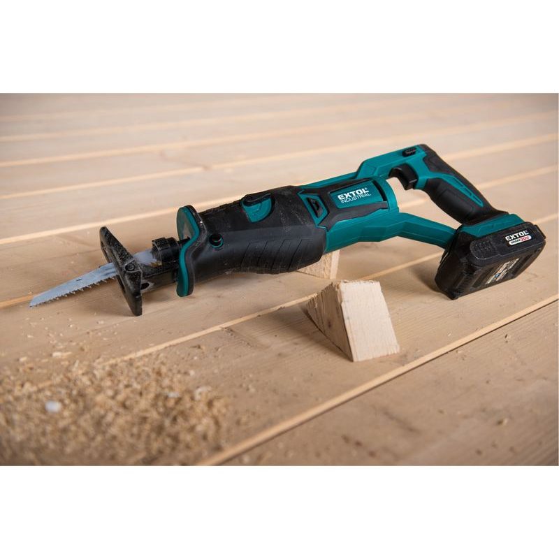 EXTOL INDUSTRIAL PILA OCASKA AKU SHARE20V, BRUSHLESS, 20V LI-ION, 2AH, 8791820 - AKU PILY OCASKY - AKU NÁŘADÍ