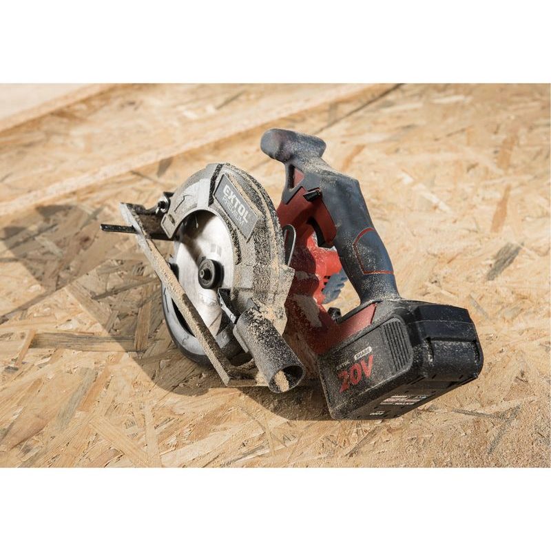 EXTOL PREMIUM PILA KOTOUČOVÁ AKU SHARE20V, 165MM, 20V LI-ION, 2AH, 8891822 - PILY DO 165MM - AKU NÁŘADÍ