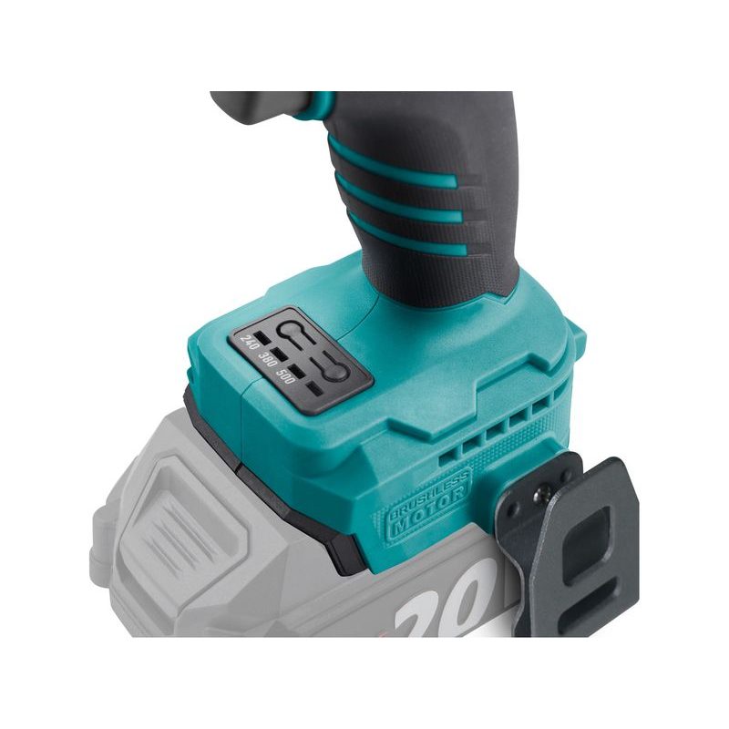 EXTOL INDUSTRIAL UTAHOVÁK RÁZOVÝ 1/2" AKU SHARE20V, 500NM, BRUSHLESS, BEZ BATERIE A NABÍJEČKY, 8791815 - UTAHOVÁK BEZ AKU 18V - AKU NÁŘADÍ