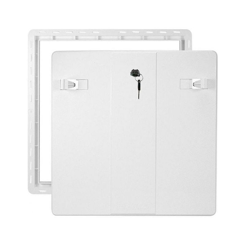 REVIZNÍ DVÍŘKA 400X400 SE ZÁMKEM BÍLÁ - REVIZNÍ A VANOVÁ DVÍŘKA - DŮM A DOMÁCNOST, ELEKTRO..