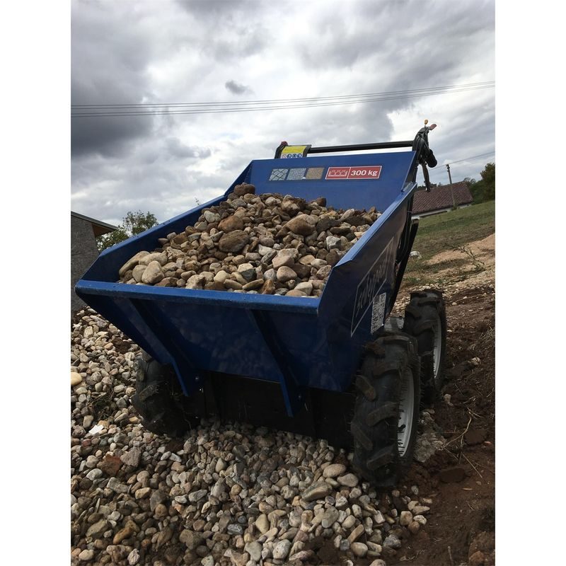 SCHEPPACH DP 3000 KOLOVÝ PŘEPRAVNÍK 4X4 S NOSNOSTÍ 300 KG A MECHANICKÝM SKLÁPĚNÍM KORBY - MOTOROVÉ A AKU VOZÍKY, KOLEČKA, MINIDUMPER - STAVEBNÍ TECHNIKA