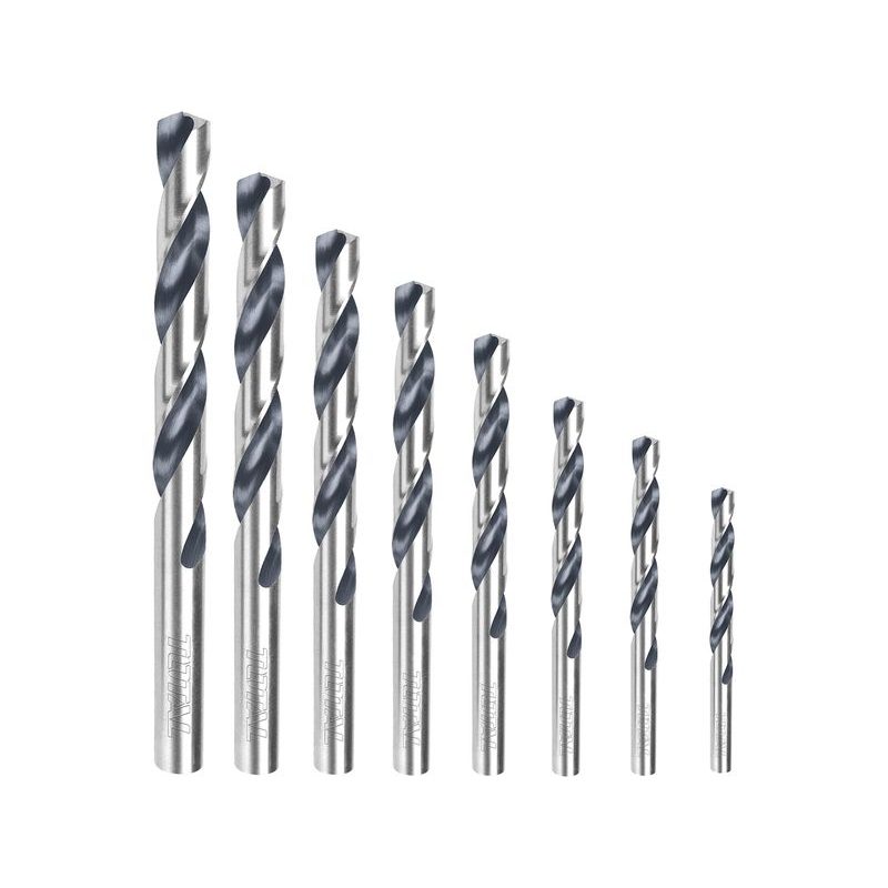 TOTAL VRTÁKY DO KOVU, SADA 8KS, INDUSTRIAL, HSS, TACSD0085 - SADY VRTÁKŮ DO KOVU - PŘÍSLUŠENSTVÍ