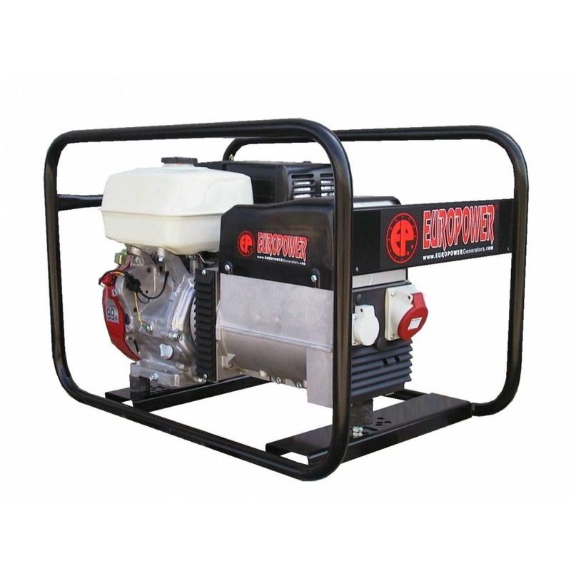 EUROPOWER EP6500TE ATS BENZÍNOVÁ TŘÍFÁZOVÁ ELEKTROCENTRÁLA S VÝKONEM 7 KVA/400V - EUROPOWER - ELEKTROCENTRÁLY