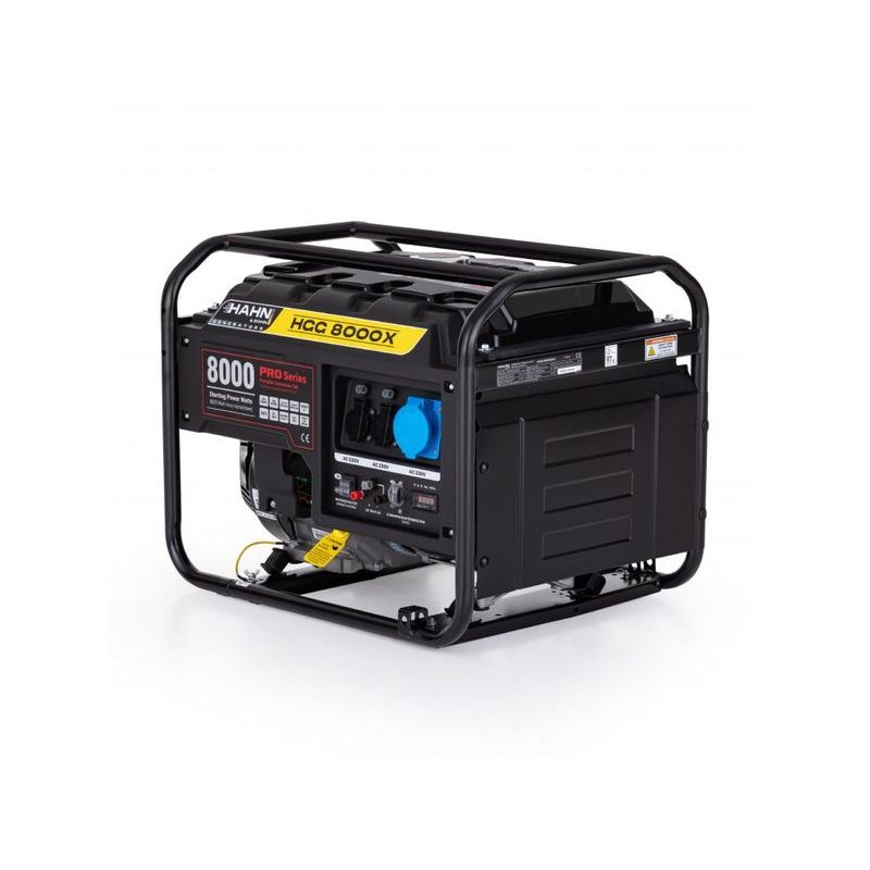 HAHN & SOHN BENZÍNOVÁ ELEKTROCENTRÁLA HGG 8000X - JEDNOFÁZOVÉ CENTRÁLY - ELEKTROCENTRÁLY