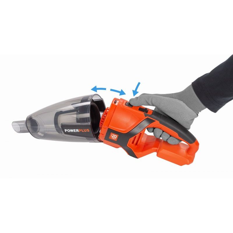 POWERPLUS POWDP6030 AKU RUČNÍ VYSAVAČ 20V (BEZ AKU) - AKU VYSAVAČE, FUKARY - AKU NÁŘADÍ