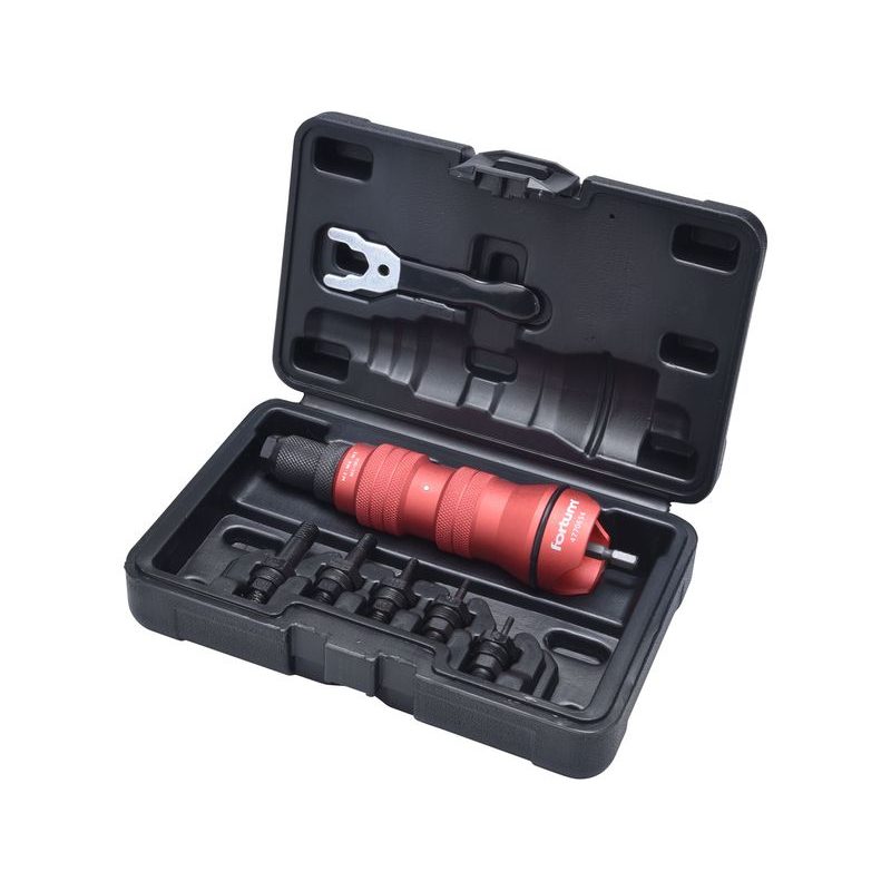 FORTUM NÁSTAVEC NÝTOVACÍ NA VRTAČKU, PRO NÝTOVACÍ MATICE M3-M8, CRMOV, 4770654 - PRO NÝTOVAČKY - PŘÍSLUŠENSTVÍ