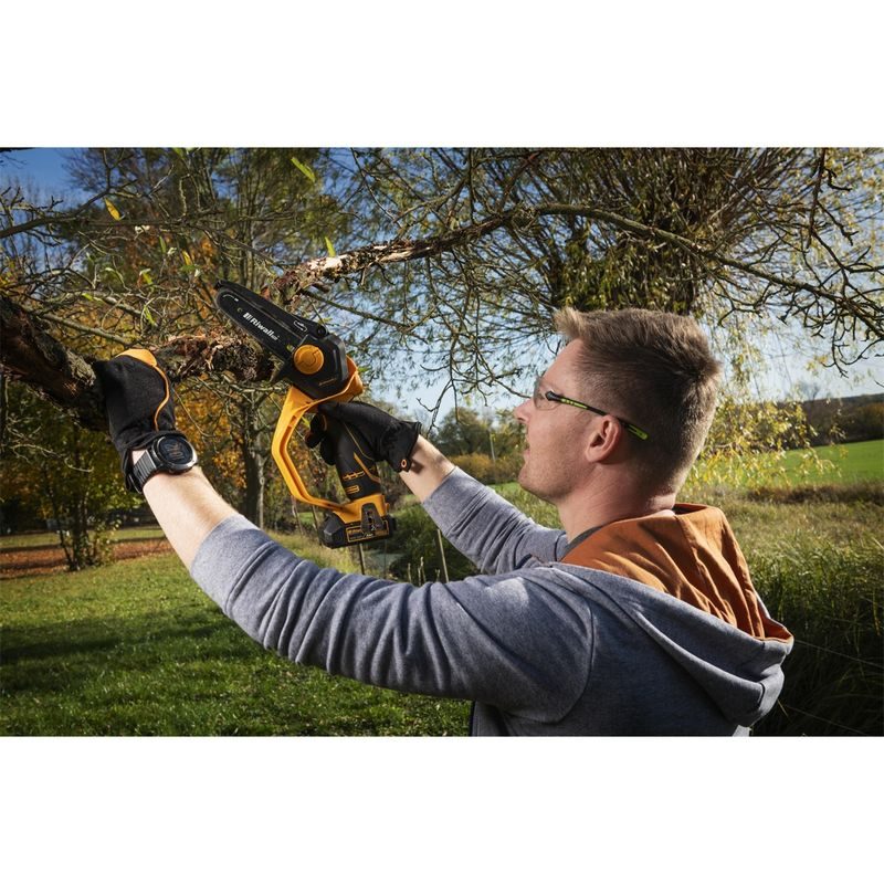 RIWALL PRO RAHS 1820I AKU RUČNÍ ŘETĚZOVÁ PILA 20 V S BEZUHLÍKOVÝM MOTOREM (BEZ BATERIE A NABÍJEČKY) - PROŘEZÁVACÍ PILY - ZAHRADA