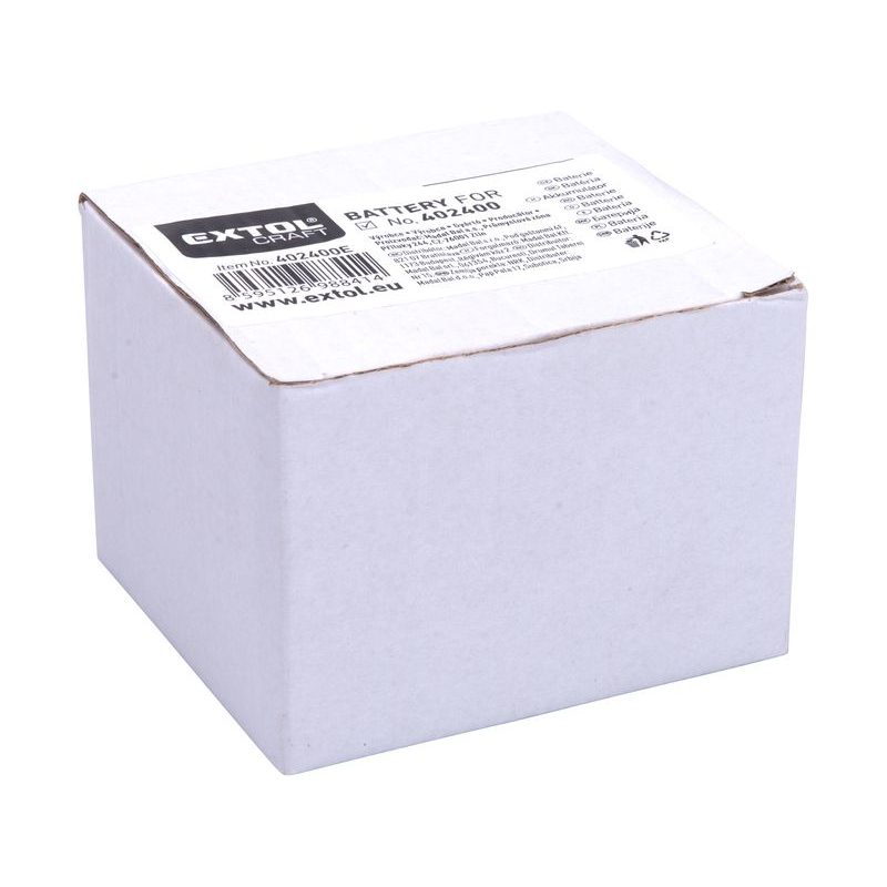 EXTOL CRAFT BATERIE AKUMULÁTOROVÁ, 12V LI-ION, 1300MAH, 402400E - AKUMULÁTORY, BATERIE - NÁHRADNÍ DÍLY
