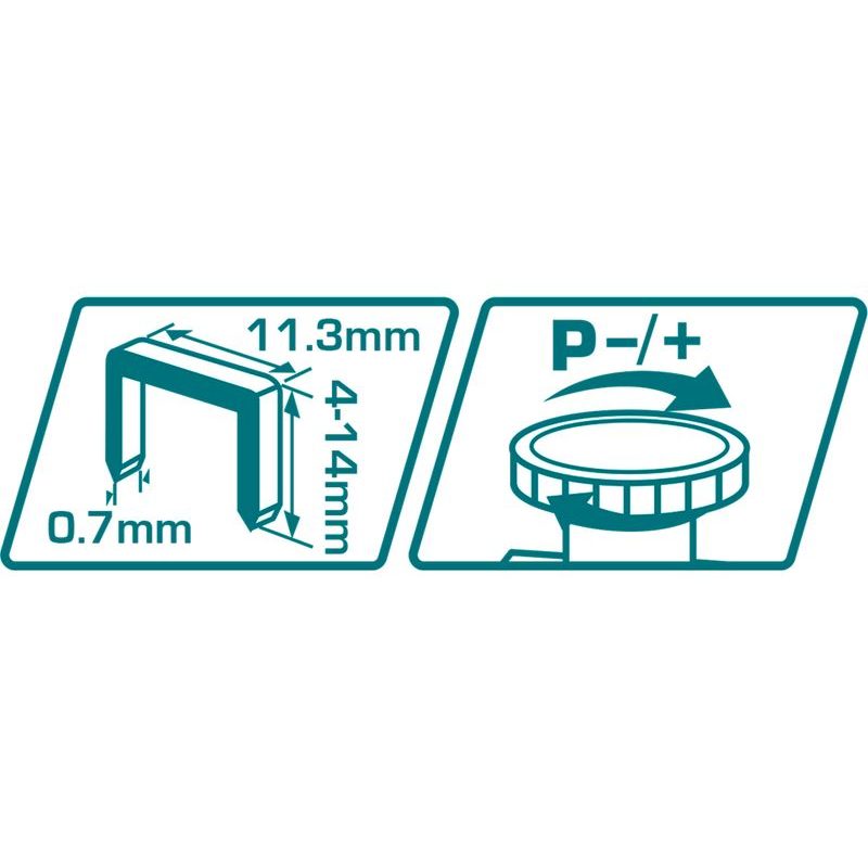 TOTAL SPONKOVACÍ PÍSTOLE, THT311425 - SPONKOVACÍ PISTOLE A SPONY - RUČNÍ NÁŘADÍ