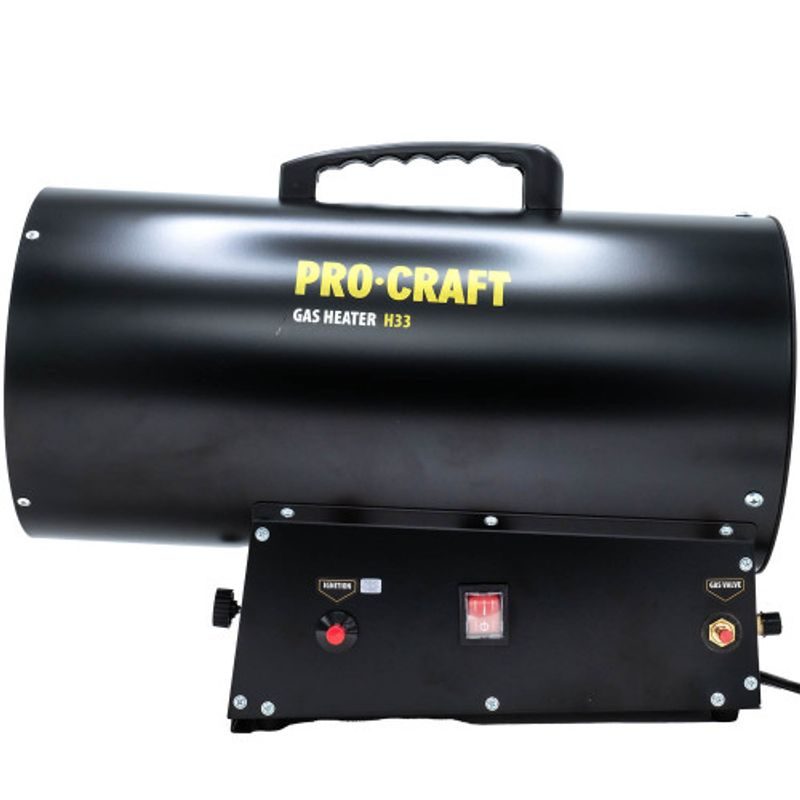 PLYNOVÉ HORKOVZDUŠNÉ TOPIDLO PROCRAFT H33 | H33 PROCRAFT - PLYNOVÁ TOPIDLA - TOPIDLA, VYSOUŠEČE, ODVLHČOVAČE