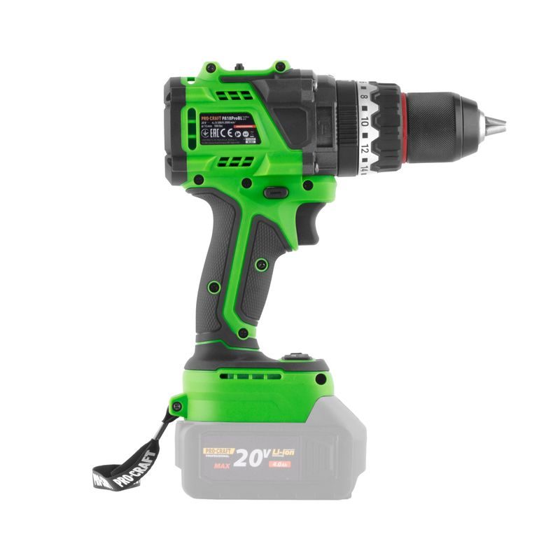 AKU ŠROUBOVÁK 180NM PROCRAFT PA18PROBL (BEZ BATERIE A NABÍJEČKY) | PA18PROBL-BB PROCRAFT - AKU ŠROUBOVÁK 18V - 20V - AKU NÁŘADÍ